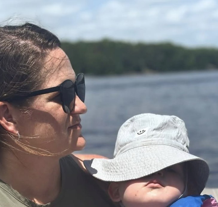 Out on the boat