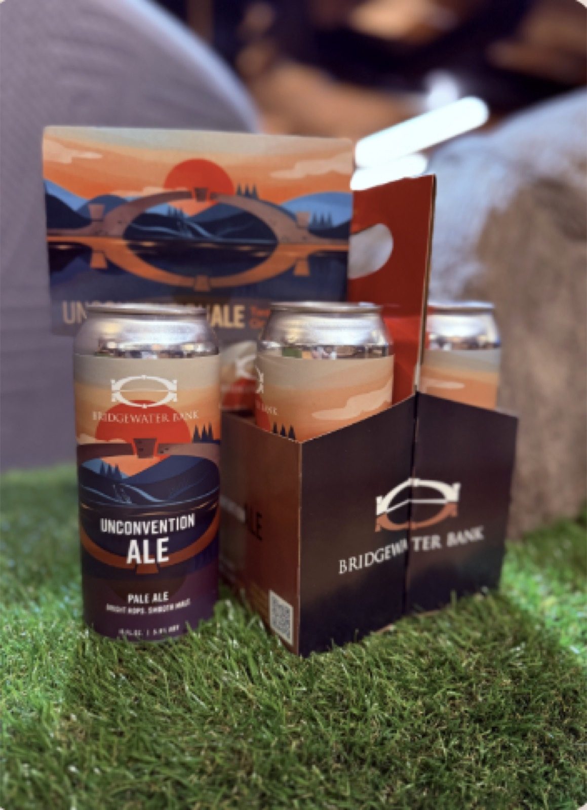 Bridgewater Bank Unconvention Ale packaging