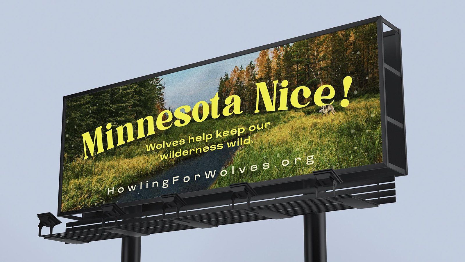Howling for Wolves out-of-home creative