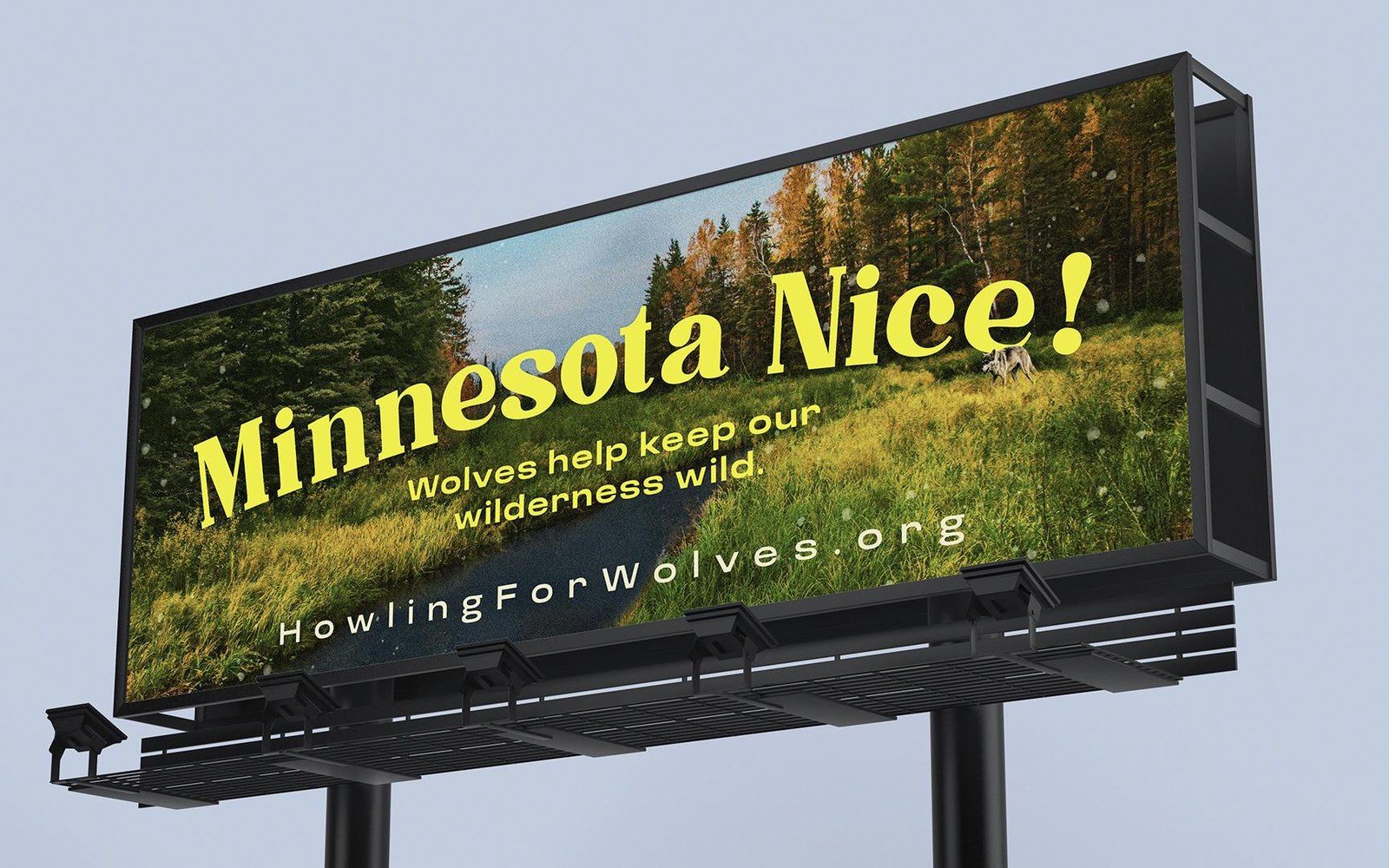 Howling for Wolves campaign creative
