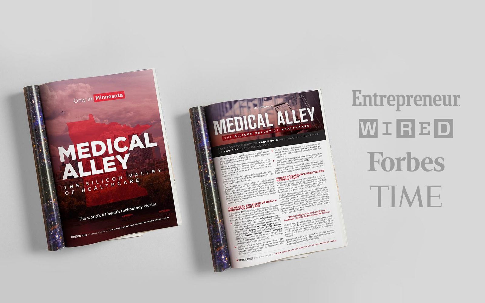 Medical Alley campaign creative